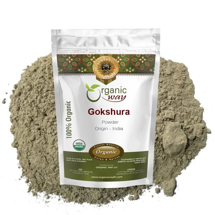 Organic Gokshura Powder - Usda Certified | Origin - India image 0